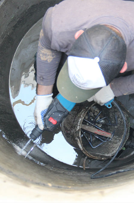 Как мы выполняем ремонт колодцев в Красногорском районе